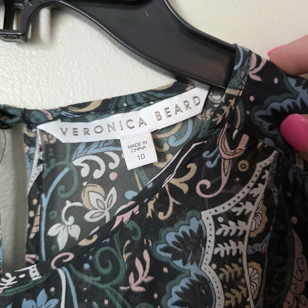 Veronica Beard Multicolor Paisley Blouse - Picture 3 of 7